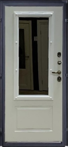Двери ОПТторг Входная дверь Англия 2 Термо Муар серый, арт. 0004390
