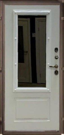 Двери ОПТторг Входная дверь Англия 2 Термо Муар коричневый, арт. 0004392