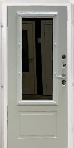 Двери ОПТторг Входная дверь Англия 2 Муар белый, арт. 0004397