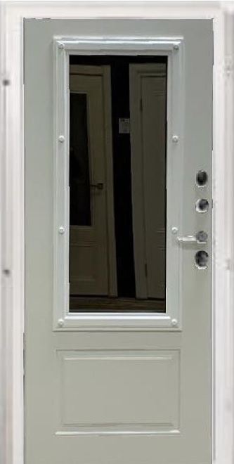 Двери ОПТторг Входная дверь Англия 2 Муар белый, арт. 0004397 - фото №1