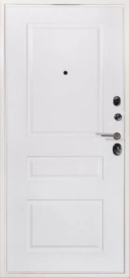 Двери ОПТторг Входная дверь Виктория Шагрень белая, арт. 0004407 - фото №1