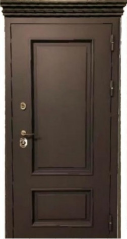 Двери ОПТторг Входная дверь Милан Термо Муар коричневый, арт. 0004402